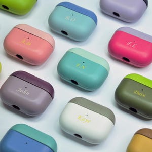 Custodia in pelle per AirPod di terza generazione Mix and Match per moglie, idea regalo unica e personalizzata per donne Custodia per AirPod Pro 2 per migliore amica, regalo di compleanno