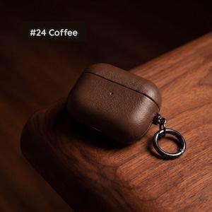Brown Minimalist AirPods Cover