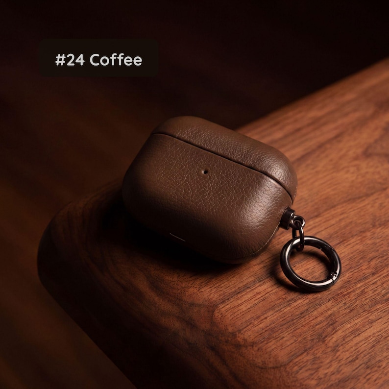 Brown Minimalist AirPods Cover