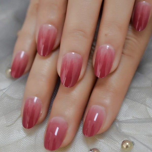 Wide False Nails Etsy