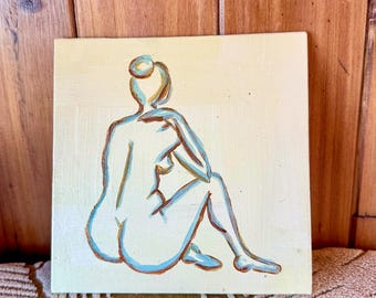 Originele acrylschilderijen - figuurstudie - meerdere opties