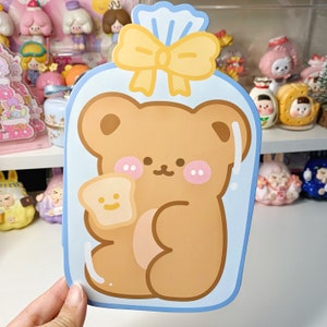 Cute greeting card | cute bear | kawaii | birthday card | for her | girls gifts | birthday gifts