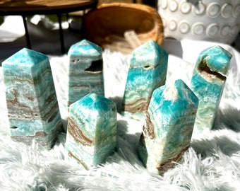 Blue Aragonite Tower