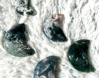Moss Agate Moon