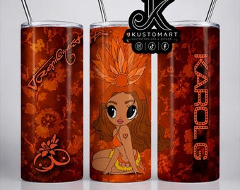 Tropicoqueta tour, doll Tumbler 20oz Digital art