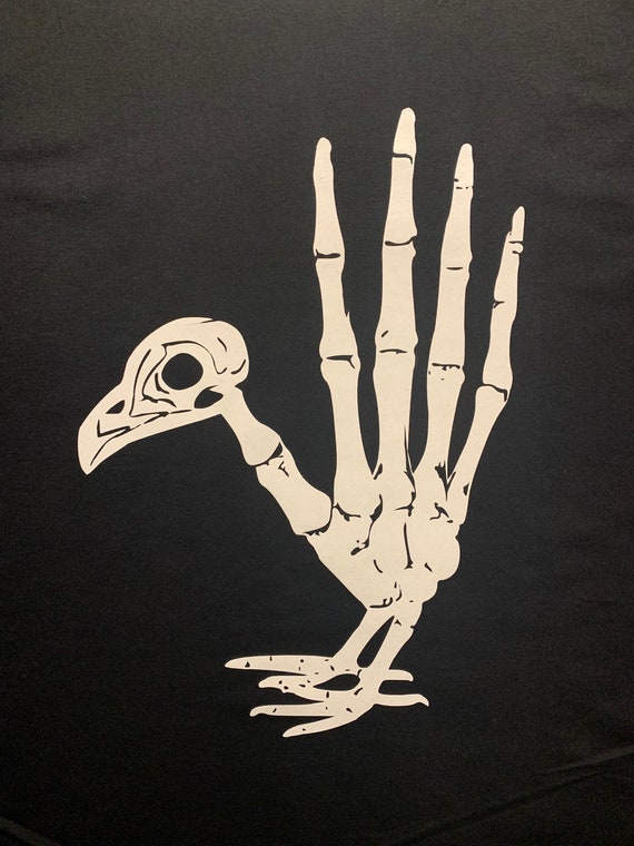 Skeletal Hand Turkey Etsy