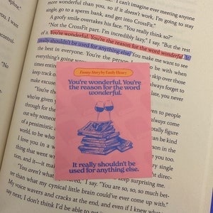 Funny Story by Emily Henry Matte Sticker, Funny Story, Emily Henry, Kindle Sticker, Book Lovers Sticker, Bookish Sticker, Book Quote Sticker