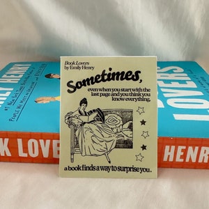 Book Lovers, Emily Henry Sticker, Book Sticker, Kindle Sticker, Bookish sticker, Reader Gift, Book Lover, Emily Henry, Kindle Accessory