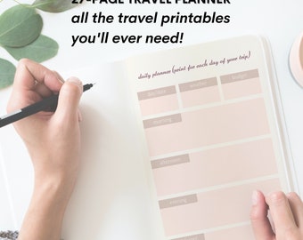 Travel Planning Printable Notebook