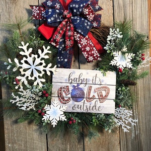 Winter Wreath Baby It&#39;s Cold Outside