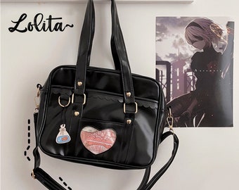 Japanese Tote Bag Cute Lolita Ita Bag Anime Bag Itabag Japan Style Tote Bag Harajuku Bag Convertible Bag Slingbag Customised Bag