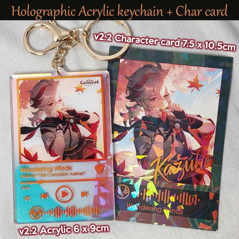 Genshin Impact Kazuha Merch Set Genshin Kazuha Gift Set Kazuha Etsy