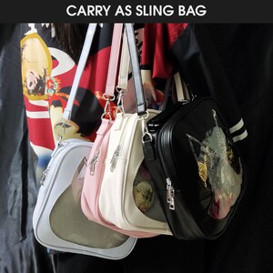 Cat Ita Bag Japanese Itabag Cat Bag Cute Anime Bag Genshin Impact Bag Genshin Hutao Transparent Bag Japan Tote Bag image 5