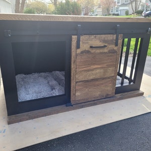 Custom Farmhouse Dog Crate