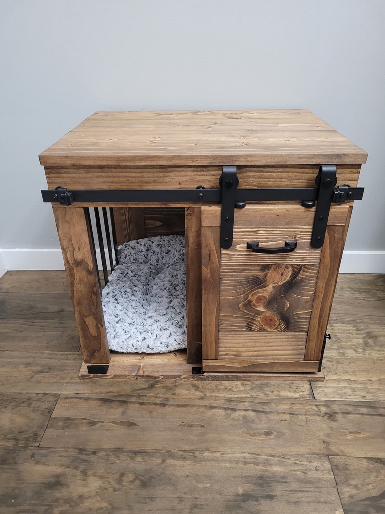 Custom Farmhouse Dog Crate Etsy