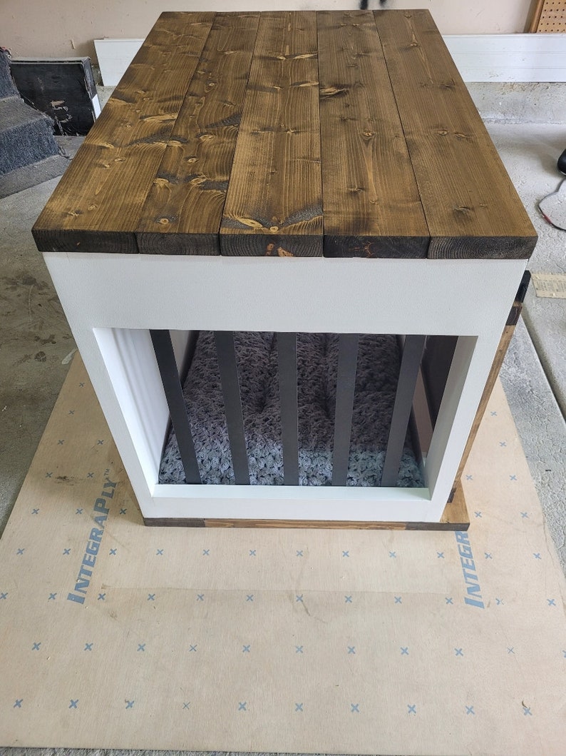 Custom Farmhouse Dog Crate Etsy