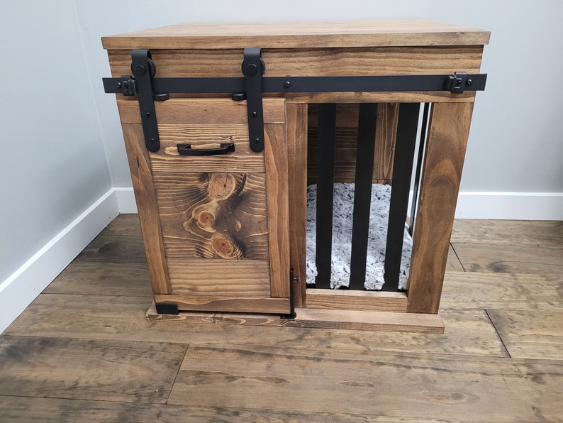 Custom Farmhouse Dog Crate Etsy
