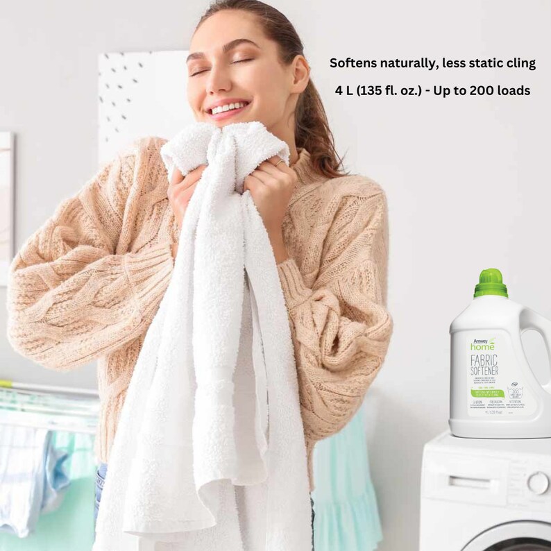 Amway Home™ Fabric Softener Floral Scent Reduces Static Cling, Naturally Softens Clothes, and Smelling Fresh image 4