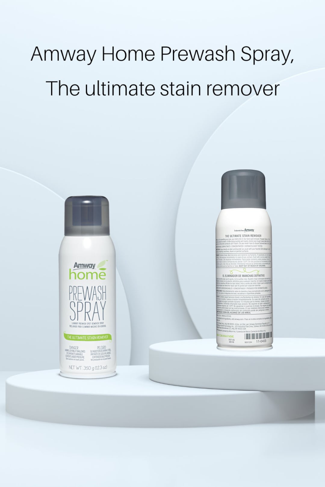 Amway Home Prewash Spray, Stain Remover, Removes Tough Stains, Spot Remover, Laundry Spray