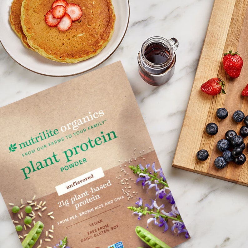 Nutrilite™ Organics Plant Based Protein Powder Unflavored, Vanilla