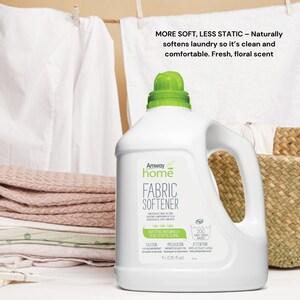 Amway Home™ Fabric Softener Floral Scent Reduces Static Cling, Naturally Softens Clothes, and Smelling Fresh image 3