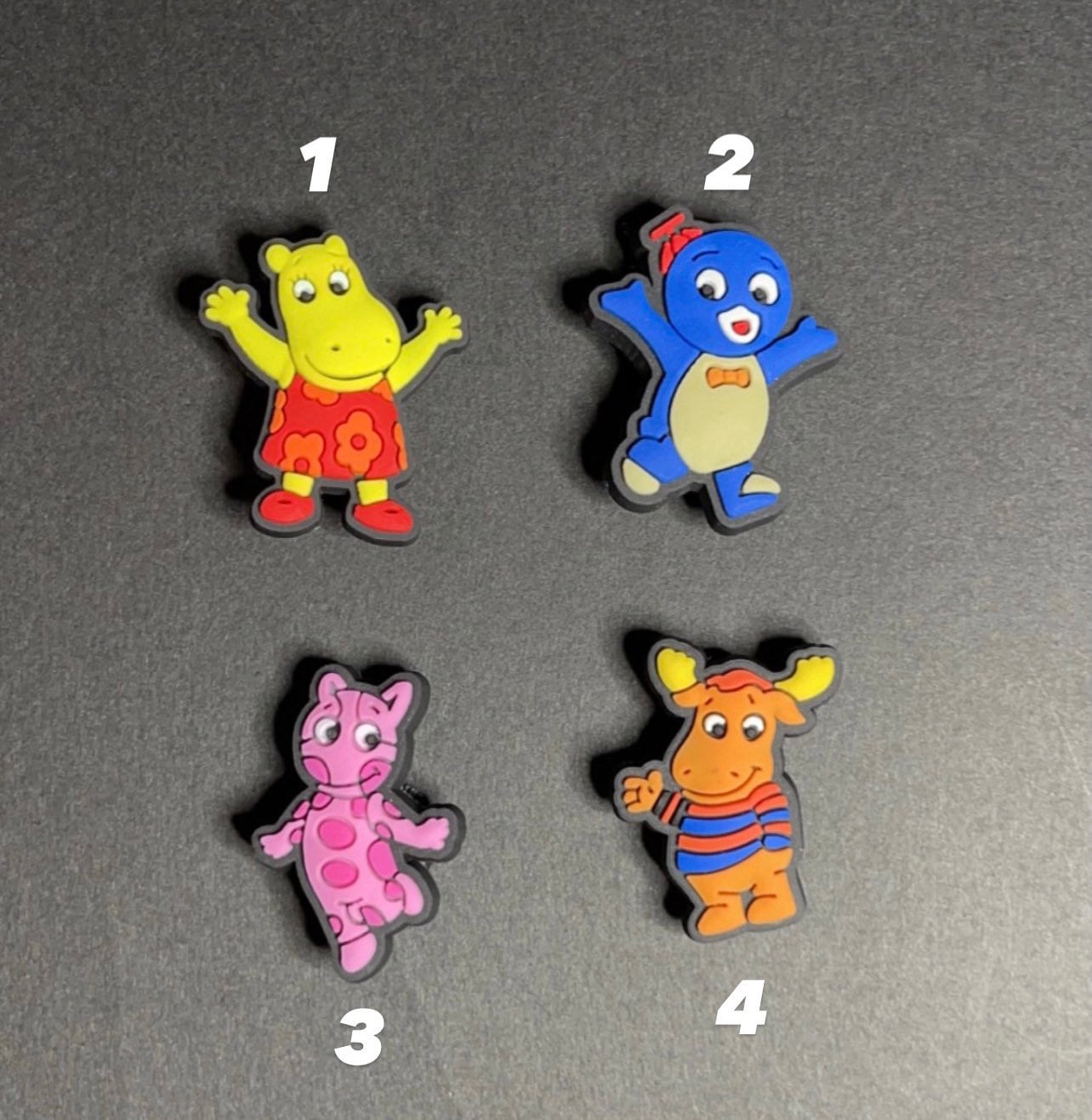 backyardigans croc charms