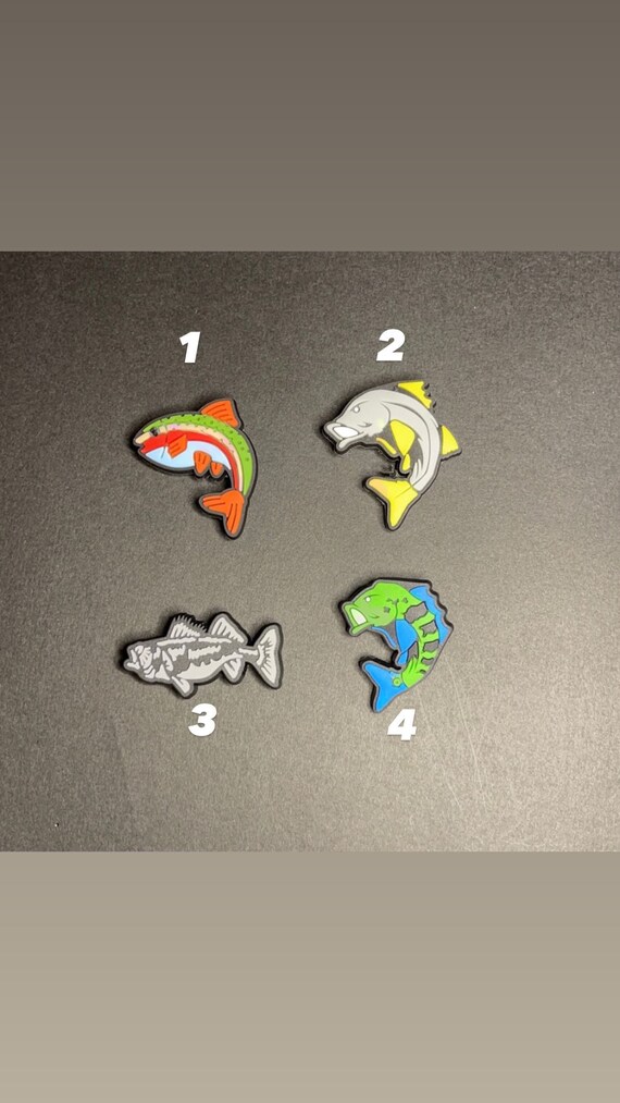 fishing croc charms
