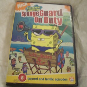 Disney Dvd CLASSIC SPONGE BOB Sponge Guard free - Etsy