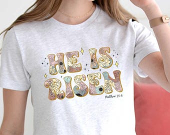 He is Risen Easter Women's Graphic Tee