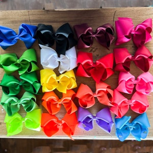 6 inch Grosgrain Bows