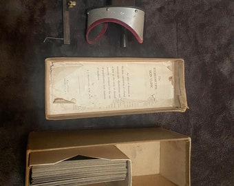 S.I. Rainforth Stereoscopic Skin Clinic 1910 - 55 Cards, Viewer, Box, Index -Rare!