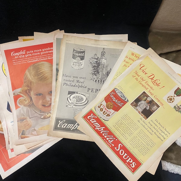 Vintage Magazine Ads Etsy
