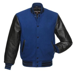 Source OEM custom light blue embroidery latterman baseball varsity bomber  jacket for men on m.
