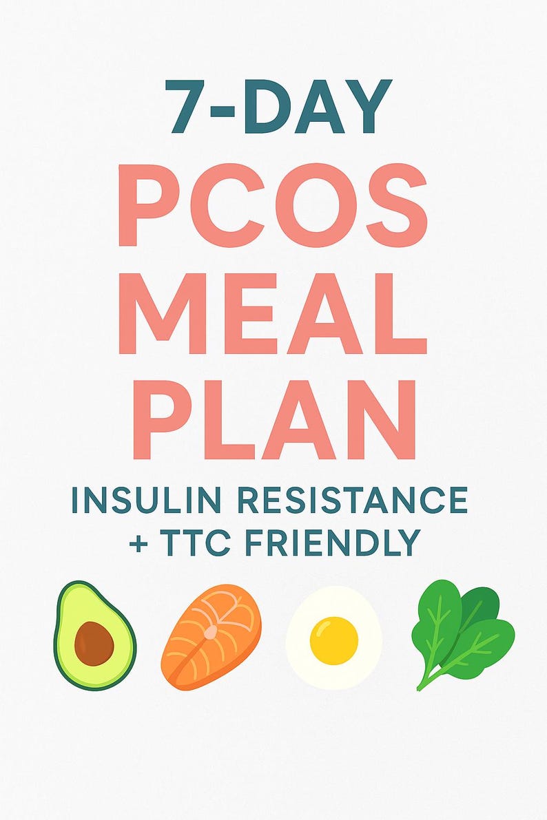 Flourish: PCOS & Fertility Meal Plan - Etsy