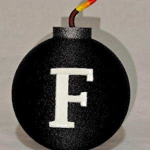 Bomba F, regalo de broma, decoración de escritorio, novedad