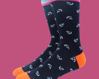 Floowyerion Mens Boat Anchor Compass Novelty Sports Socks Crazy Funny Crew Tube Socks Floowyerion Mens Boat Anchor Compass Novelty Sports Socks Crazy Funny Crew Tube Socks