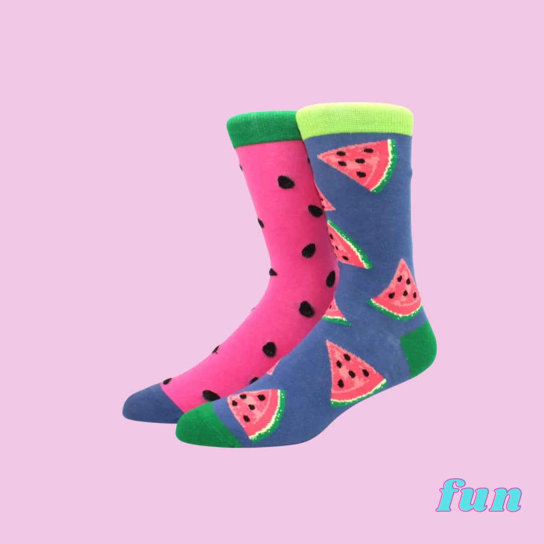 Fun Collection Crazy Watermelon Socks Funky Socks Funny Socks Novelty