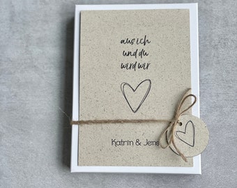 Wedding gift box, money gift packaging, personalized wedding gift, gifts for the bride and groom, gift wrapping