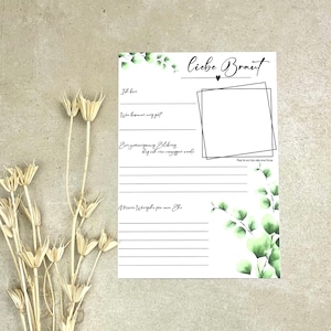 JGA Erinnerungskarten Junggesellinnenabschied Karten Freundinnen Andenken Junggesellinnenabschied Geschenk für die Braut Hochzeitsplanung