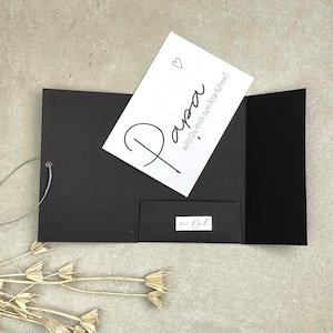 Geschenk Brautvater fragen Pocketfoldkarte Brautvater Karte Brauteltern Hochzeitsplanung Brautelterngeschenk Willst du mich zum Altar führen