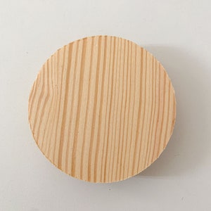 Tapa de madera de pino cruda