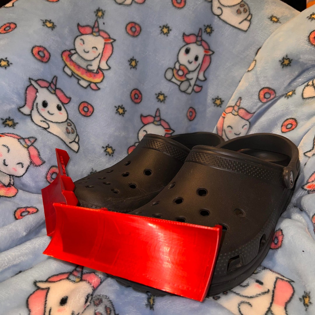 3D Printed Snow Plow Croc Crocs Accessories Fun Gift Red 2 Pcs Etsy