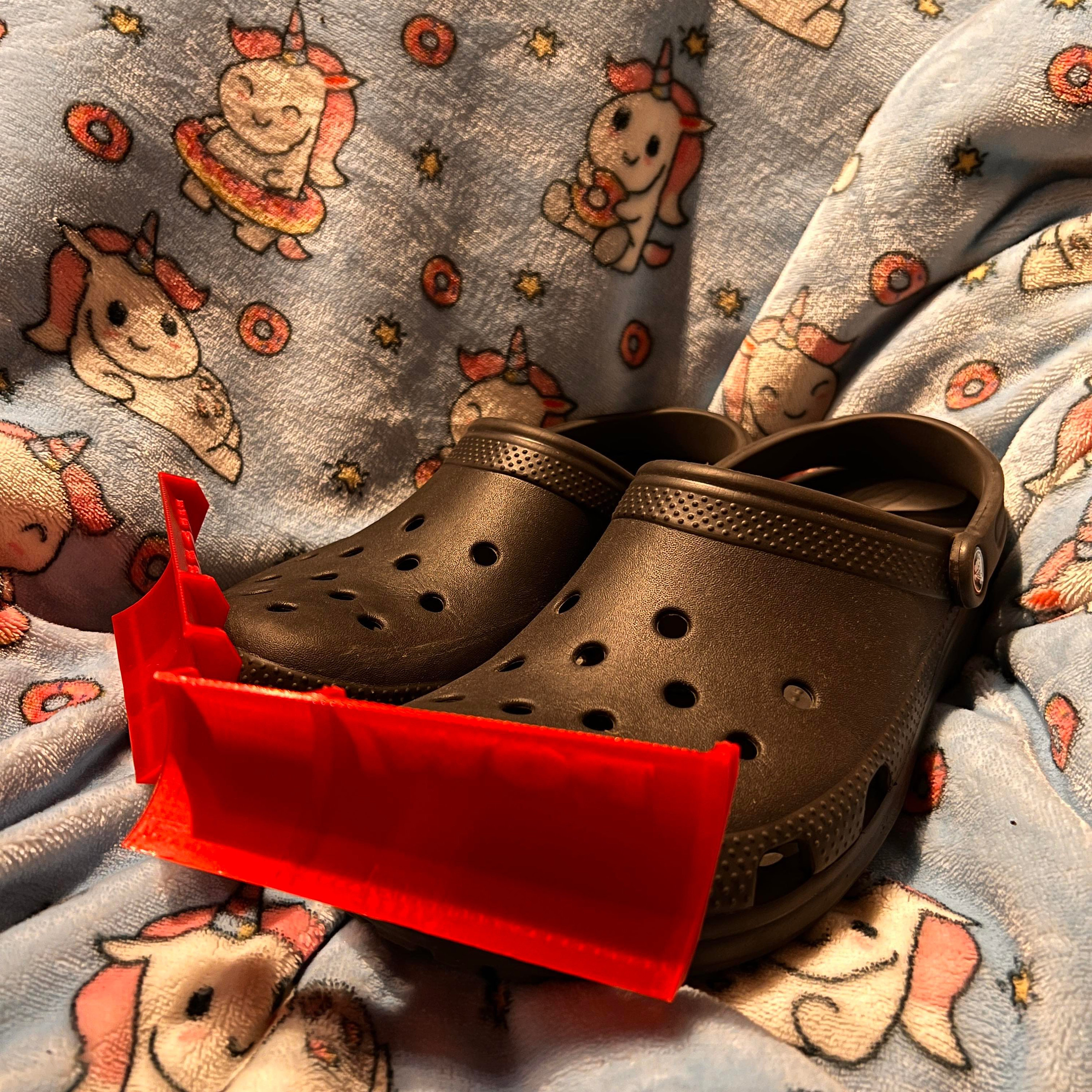 3D Printed Snow Plow Croc Crocs Accessories Fun Gift Red 2 Pcs Etsy