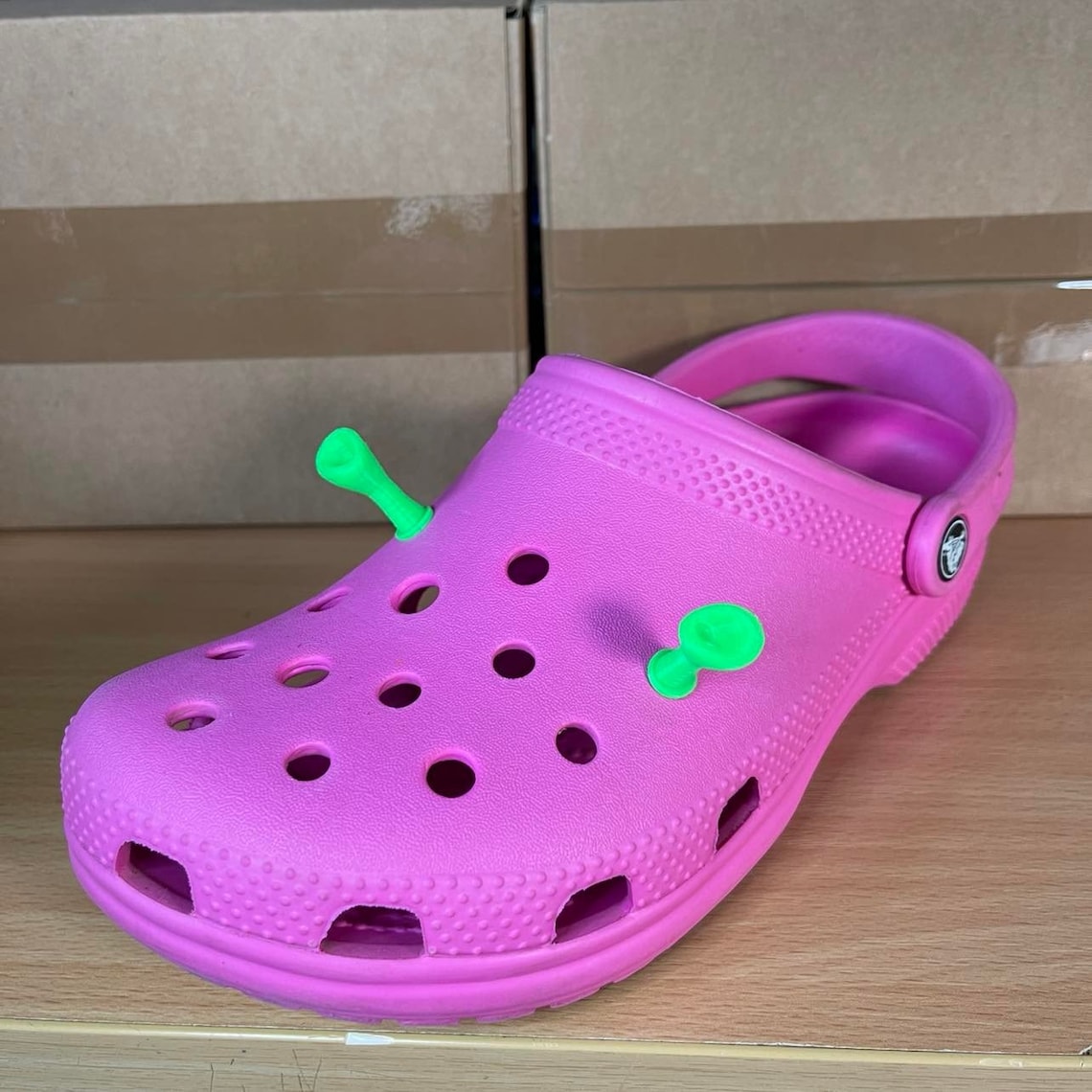 Custom 3D Printed Croc Jibbitz Shrek Ears Green 4pcs Etsy Ireland