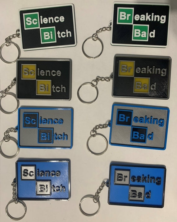 Breaking Bad 3D Printed Keychains Etsy