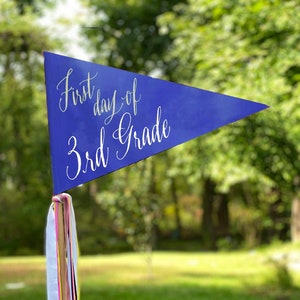 PRINTABLE PDF First Day and Last Day of 3rd Grade Flag