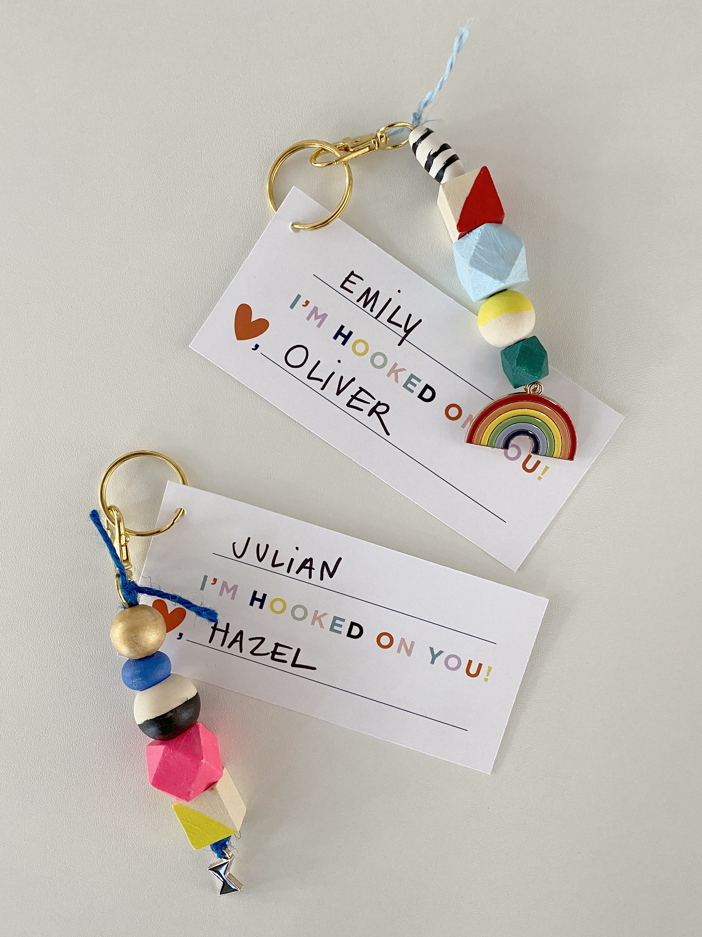 Printable Keychain Valentine Template / Instant Download / Printable ...