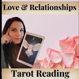 Love & Relationships Tarot Reading | Tarot Card Spread for Situationships, Crush, Romantic Feelings Tarot Card Reading