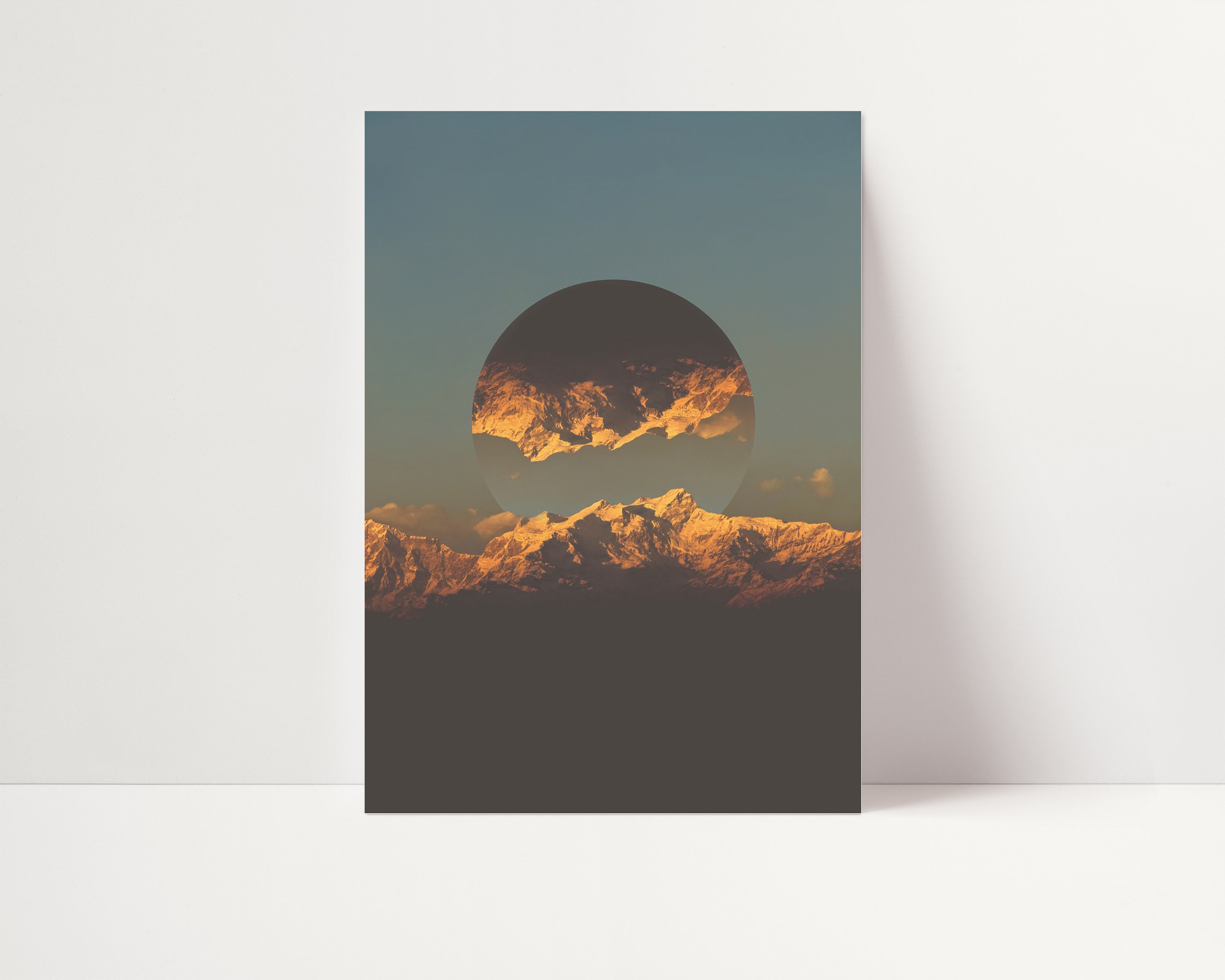 Himalaya/Impression Giclée de Haute Qualité avec ou Sans Cintre