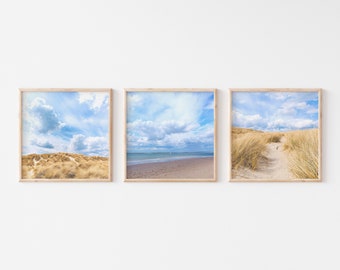 Dunes . West Wittering / set of 3 or individual  high quality giclee print.